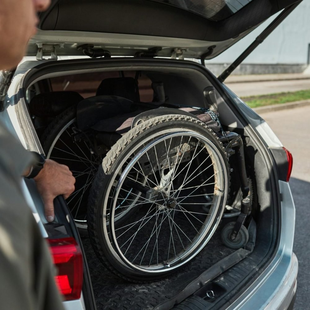 Wheelchair in Car Trunk